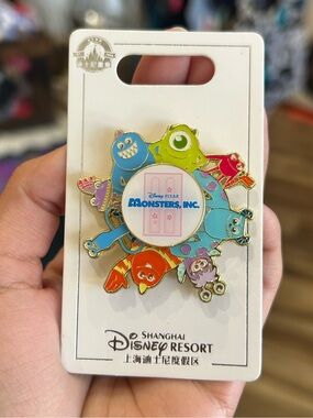 Monsters Inc. Pin Disney Shanghai Resort Exclusive